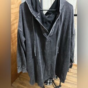 Mono B Charcoal Hoodie